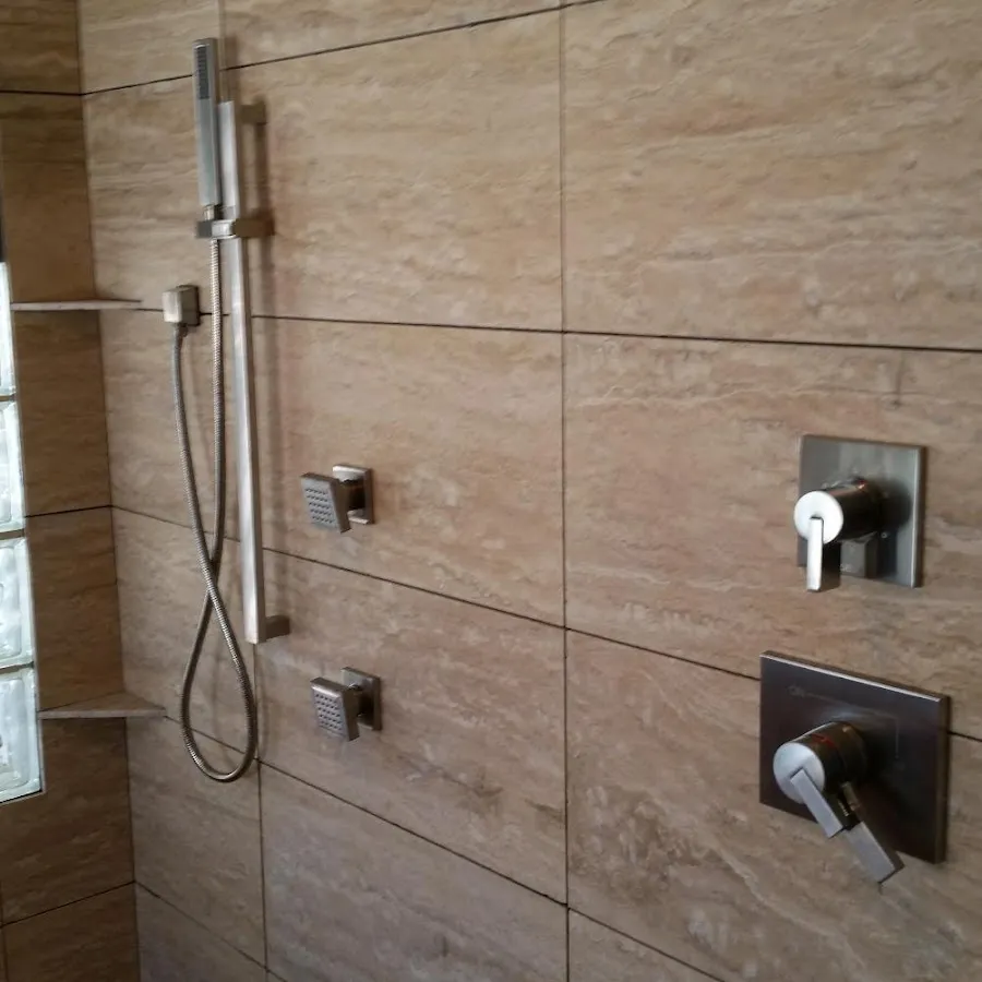 Shower fixture installation for Water Heater Replacement in Hickory